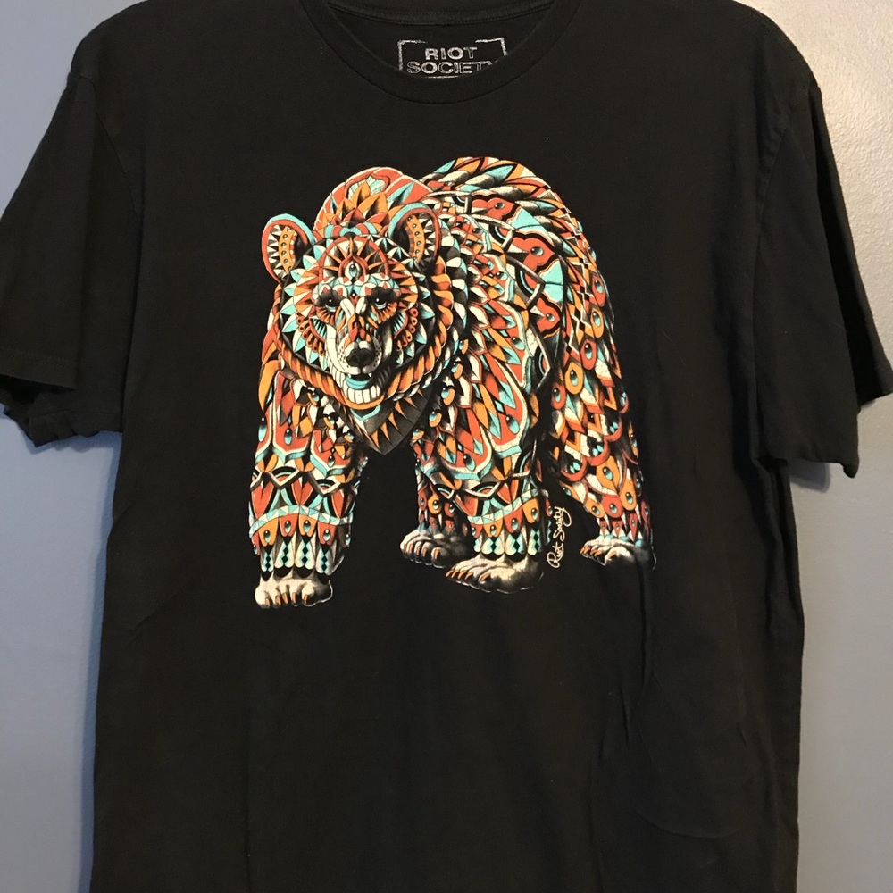 Riot Society Bear T-Shirt